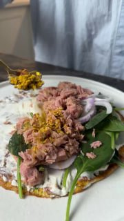 Омлетичний рулет з овочами та тунцям KBJU для всієї порції: 403/49/19/7 Яйце 2 морква …